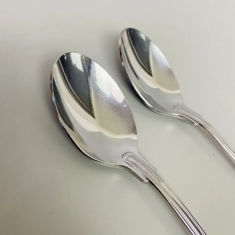 Supreme Cutlery by Towle Japan Stainless Steel Tablespoon Shell Pattern Set of 2